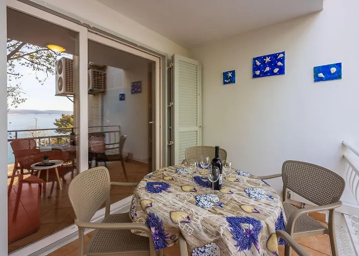 Traumhaftes Nur 70 Meter Zum Mit Meerblick Und Privatparkplatz Apartament Selce
