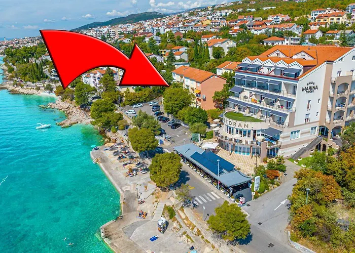 Traumhaftes Nur 70 Meter Zum Mit Meerblick Und Privatparkplatz Selce